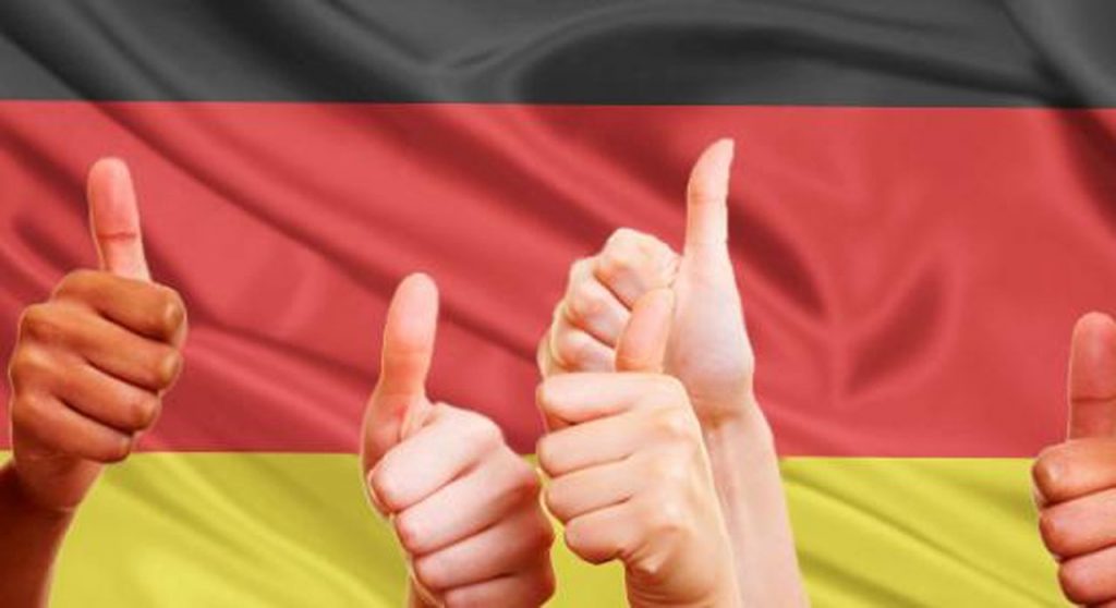 german thumbs up Γερμανικά για Ενήλικες Ευρωδιάσταση